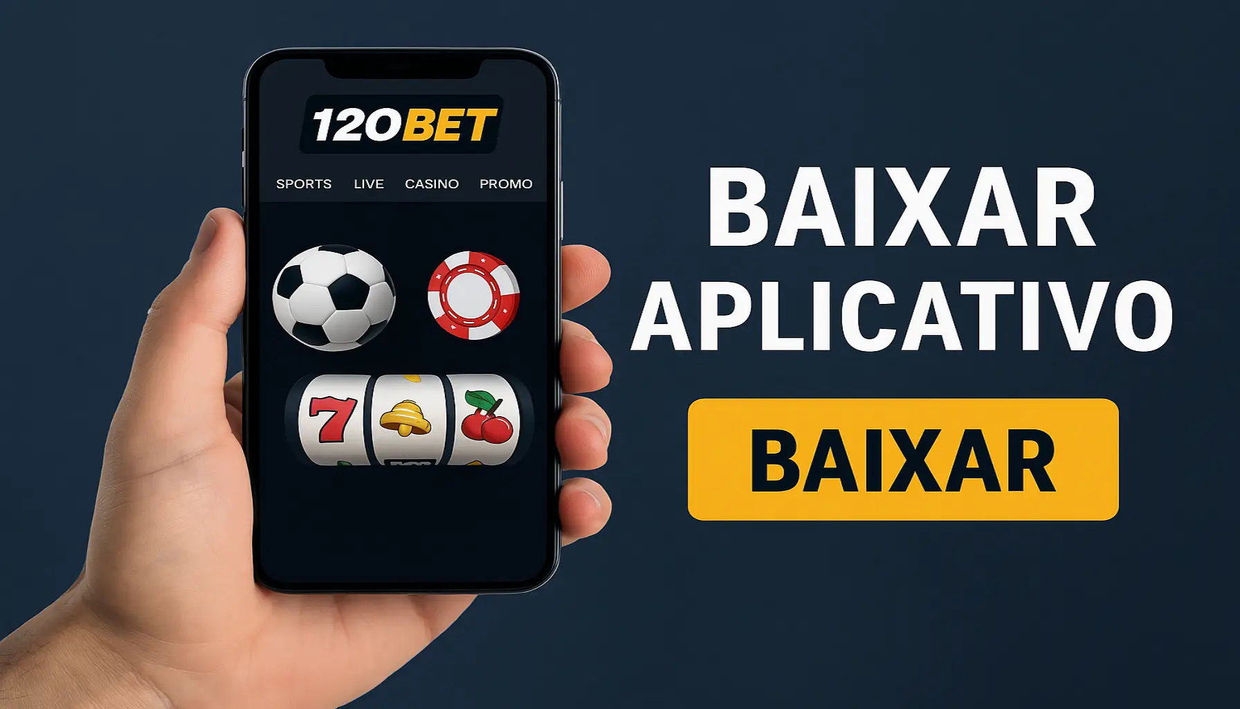 Baixar o 120BET Cassino App